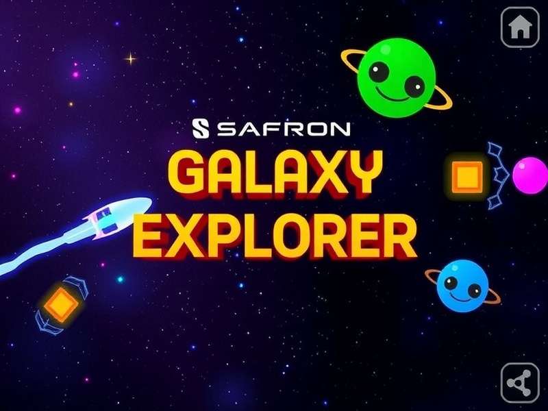 Saffron Galaxy Explorer Main Gameplay Screenshot
